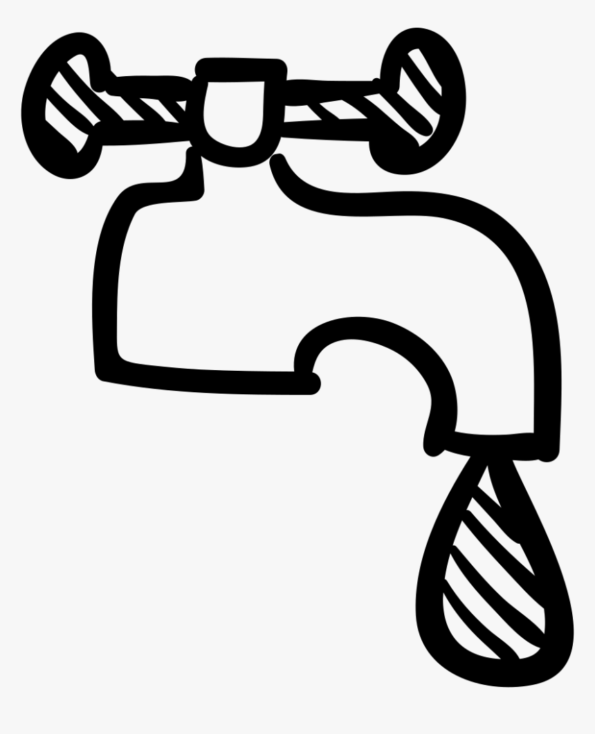 Wash Drawing Faucet - Tap Drawing Png, Transparent Png, Free Download