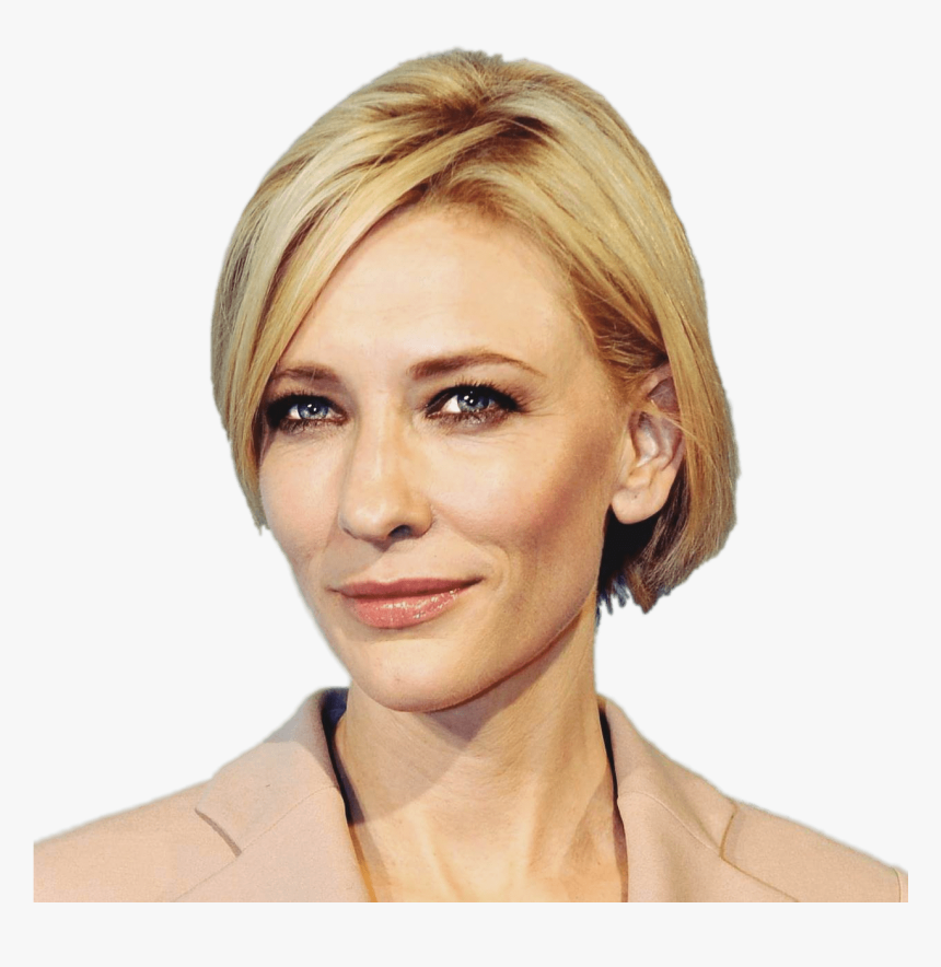 Cate Blanchett Short Hairstyle - Bob Cate Blanchett Short Hair, HD Png Download, Free Download