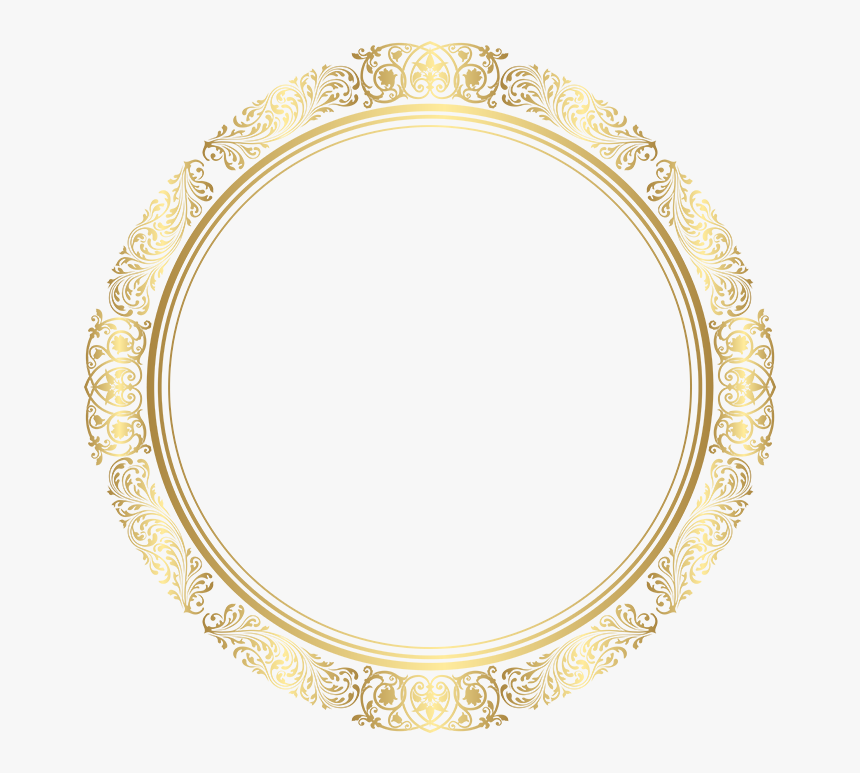 Transparent Round Frame Png - Golden Round Frame Png, Png Download, Free Download