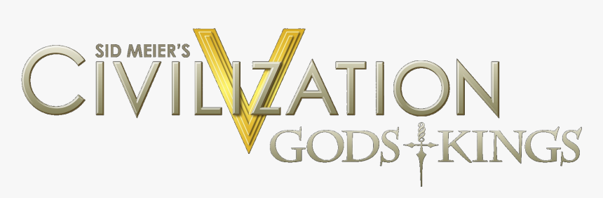 Civilization V Gods And Kings Logo - Sid Meier's Civilization Logo, HD Png Download, Free Download