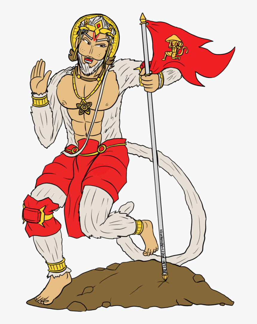 Transparent Hanuman Png - Hanuman Ji Ki Drawing Easy, Png Download, Free Download