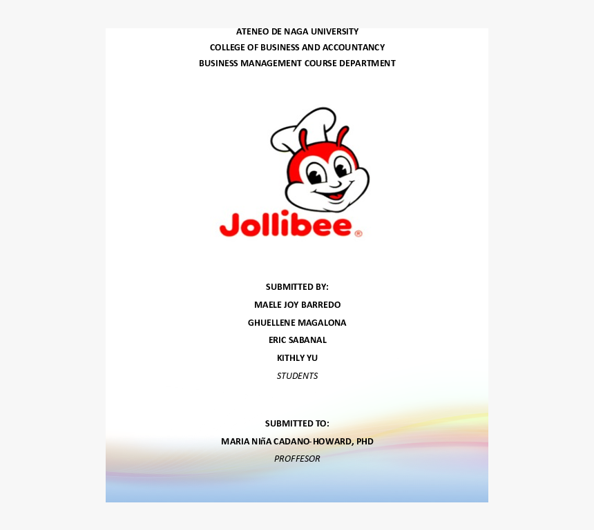 Jollibee Swot Analysis 2018, HD Png Download, Free Download