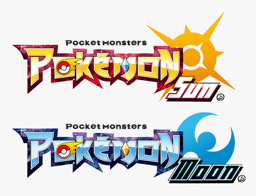 Pokemon Sun Moon Logos By Sliter-da3lajk - Pokemon Ultra Sun And Moon Logo, HD Png Download, Free Download