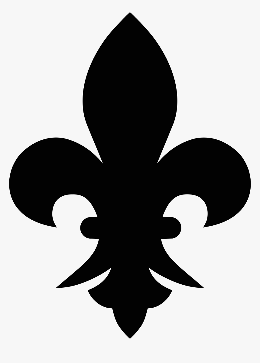 Fleur De Lis Images Black And White - Fleur De Lis Vector Png, Transparent Png, Free Download