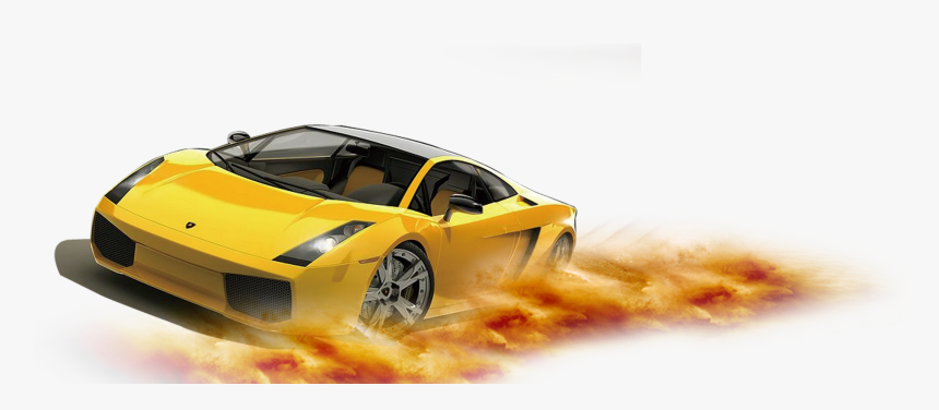 Lamborghini Car Yellow Sports Decoration Gallardo Pattern - Lamborghini Sport Car Clipart, HD Png Download, Free Download