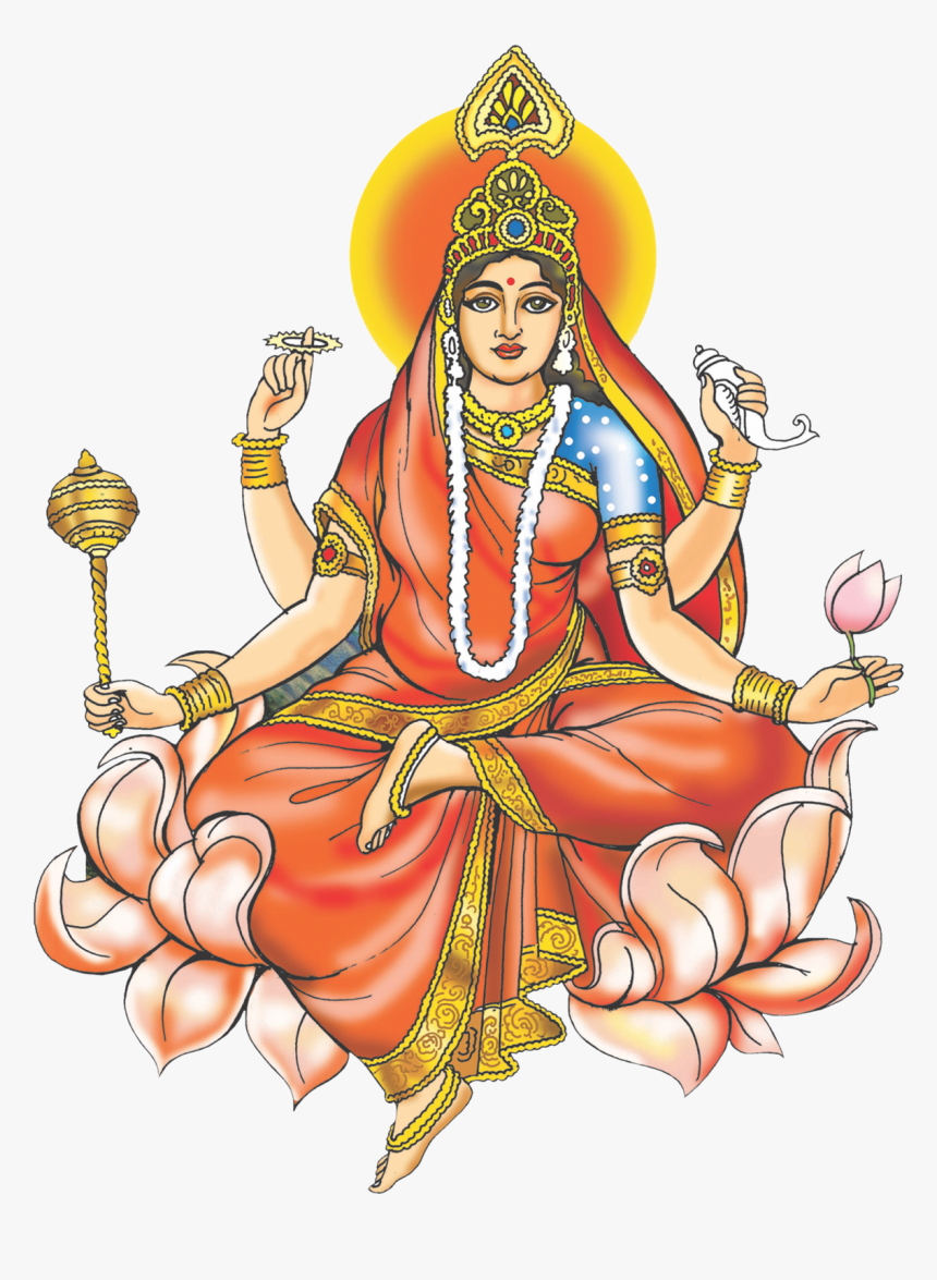 Goddess Navdurga Png Images - Maa Siddhidatri Image Png, Transparent Png, Free Download