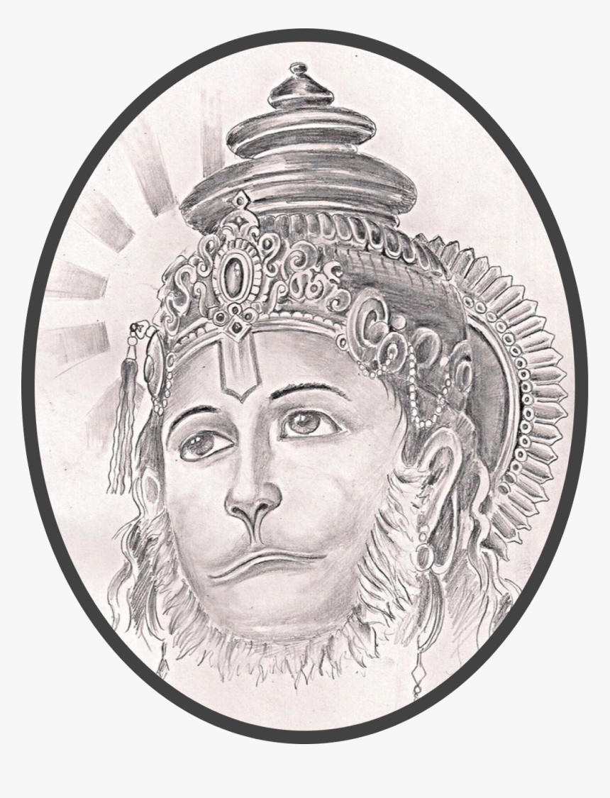 Hanuman Drawing Bajrang Bali - Hanuman Jayanti 2019 Quotes, HD Png Download, Free Download