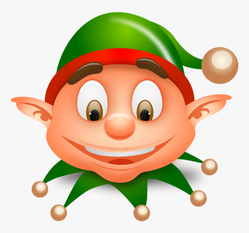 Christmas Elf Clip Art Clipart - Christmas Elf Face Clipart, HD Png Download, Free Download