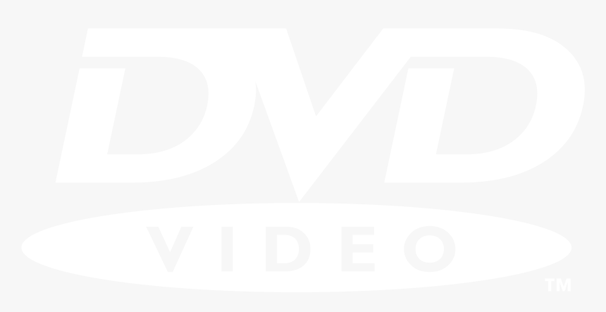 Dvd Video Logo Black And White - White Dvd Logo No Background, HD Png Download, Free Download