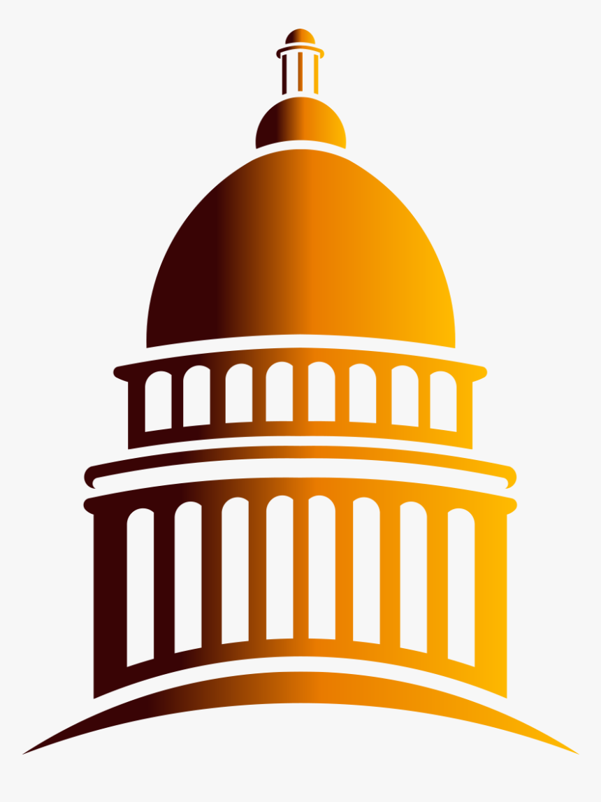 Transparent Building Clip Art - Capitol Building Easy Drawing, HD Png Download, Free Download