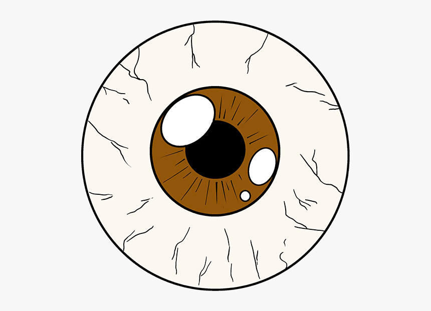 How To Draw Eyeball - Eyeball Drawing, HD Png Download, Free Download