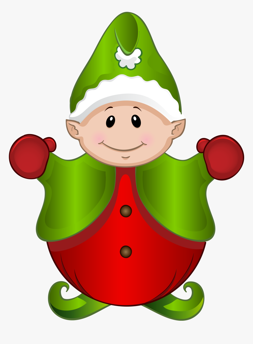 Elf Clipart Transparent Background - Christmas Clip Art, HD Png Download, Free Download