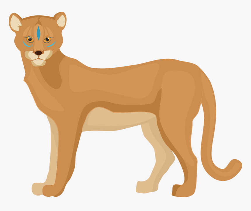 Transparent Lion Png - Mountain Lion Clip Art, Png Download, Free Download