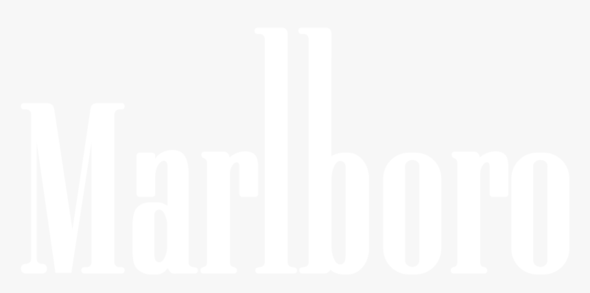 Marlboro Logo Black And White - Marlboro Logo Png White, Transparent Png, Free Download