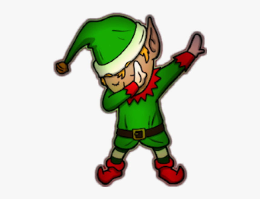 Christmas Elf Dabbing Clipart , Png Download - Dancing Elf Transparent Background, Png Download, Free Download
