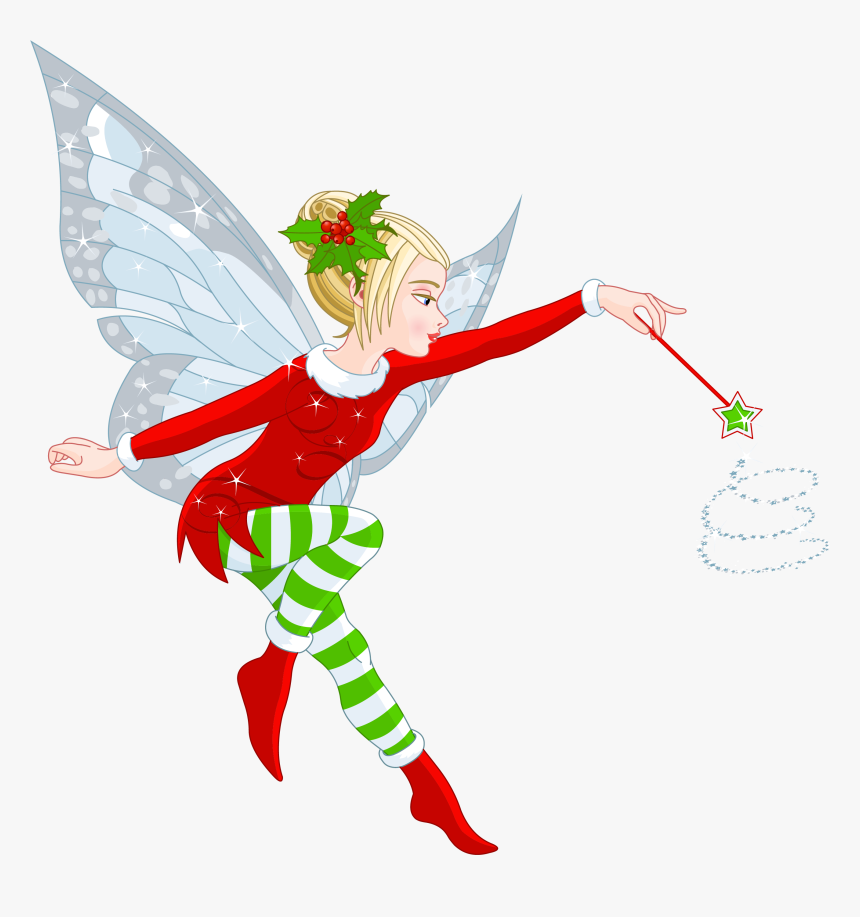 Transparent Christmas Elf Girl Png Fairyland Pinterest - Cartoon Fairy And Elves, Png Download, Free Download