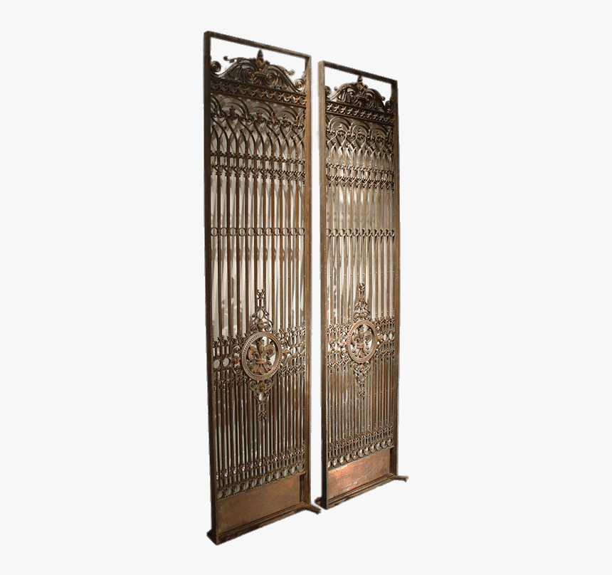 Fleur De Lys Elevator Doors - Door, HD Png Download, Free Download