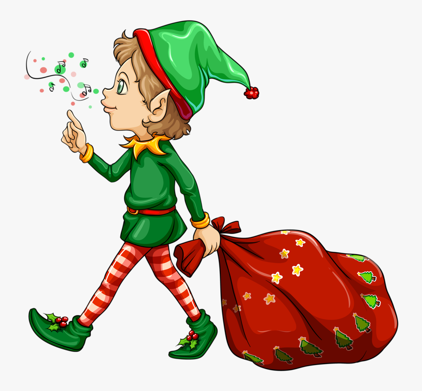 Elf Clipart Png - Clipart Christmas Elf, Transparent Png, Free Download