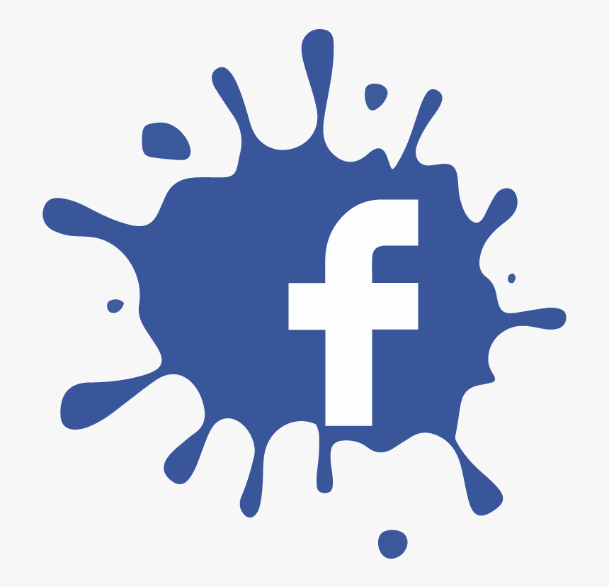 Facebook F Splat Splash Icon Logo Vector Free Vector - Facebook Logo Png Gif, Transparent Png, Free Download