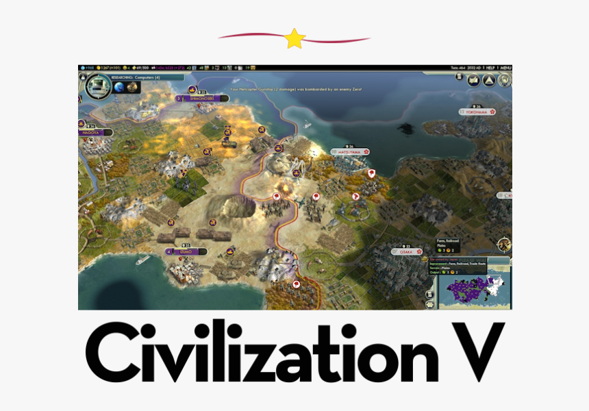 The 12 Best Games For Mac - Civilization 5 Review, HD Png Download, Free Download