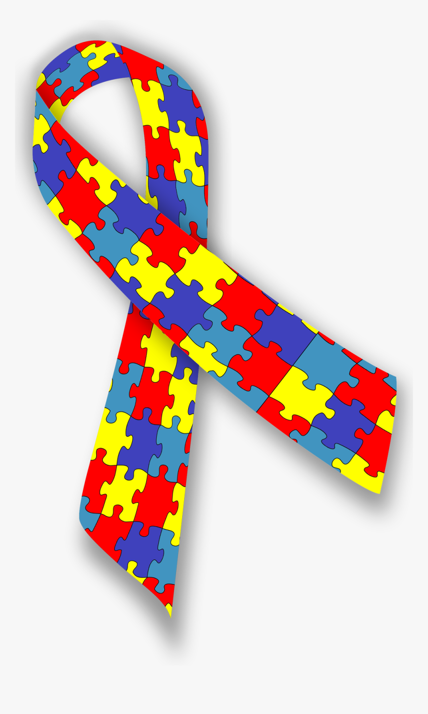 Autism Awareness Ribbon - Autism Png, Transparent Png, Free Download