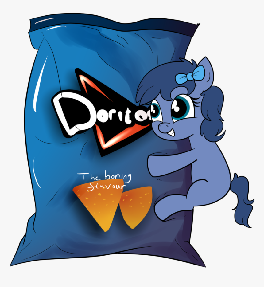 Moonatik, Bag, Bow, Chips, Doritos, Female, Food, Gift - Cartoon, HD Png Download, Free Download