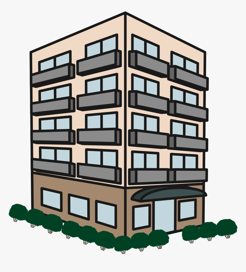 Building Clipart Png - Apartment Clipart, Transparent Png, Free Download