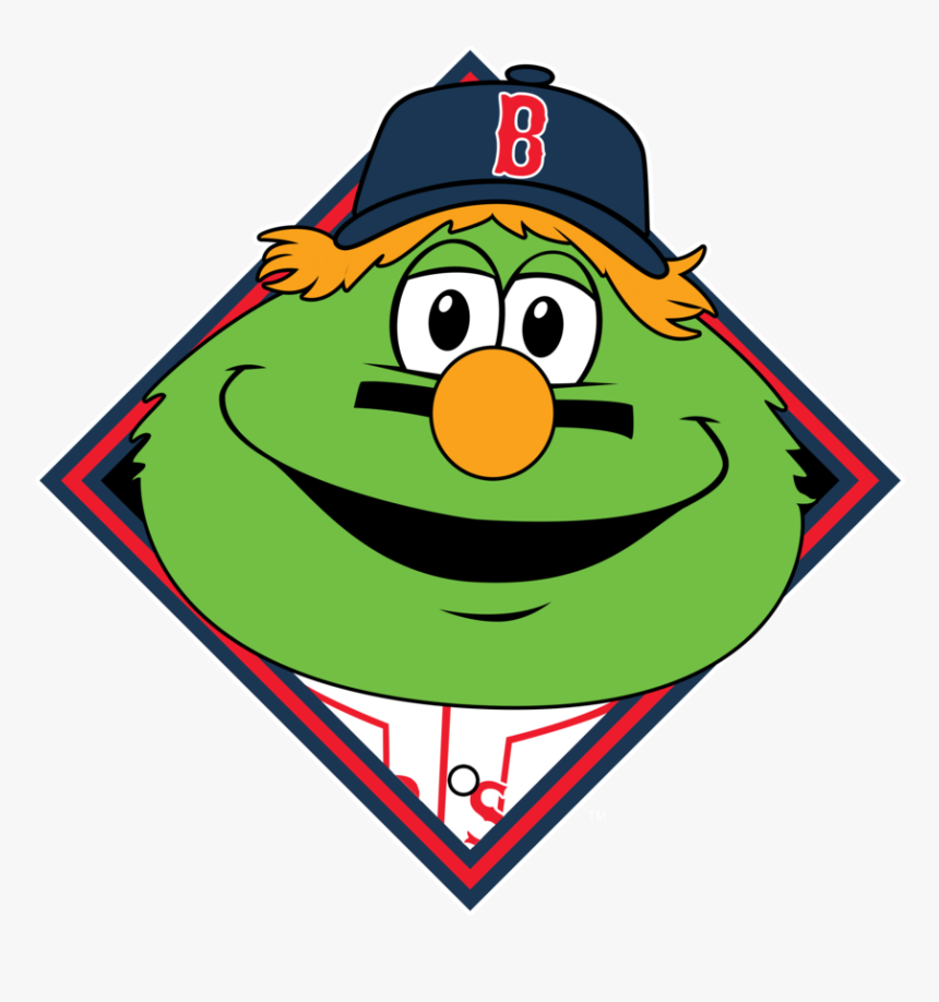 Baseball Clipart Red Sox - Wally The Green Monster Cartoon, HD Png Download, Free Download