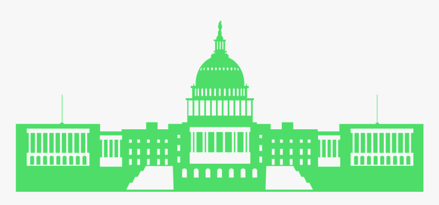 Capitol Building Silhouette, HD Png Download, Free Download