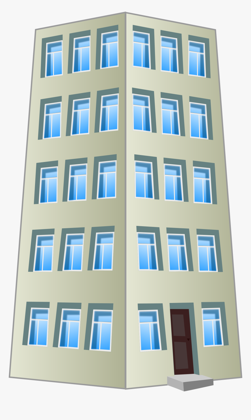 Clipart - Cartoon Building Clip Art, HD Png Download, Free Download