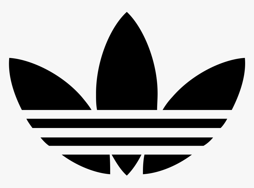 Black And White Adidas Logo, HD Png Download, Free Download