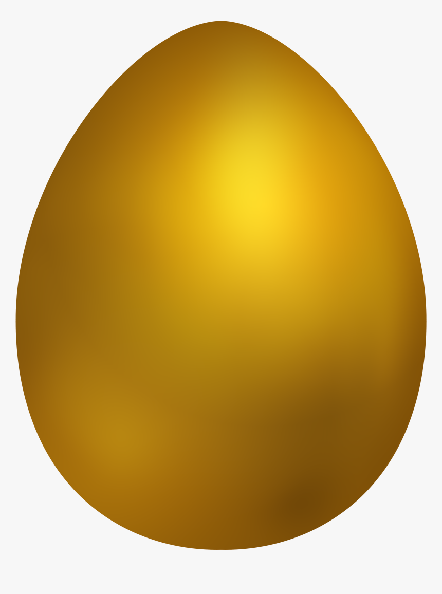 Gold Easter Egg Png Clip Art - Gold Easter Egg Clipart, Transparent Png, Free Download