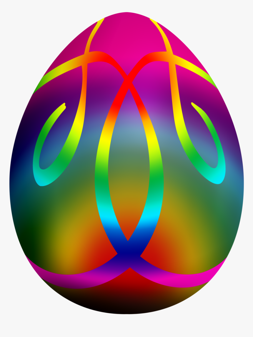 Colorful Easter Egg Png Clip Art - Transparent Png Clipart Easter Egg Png, Png Download, Free Download