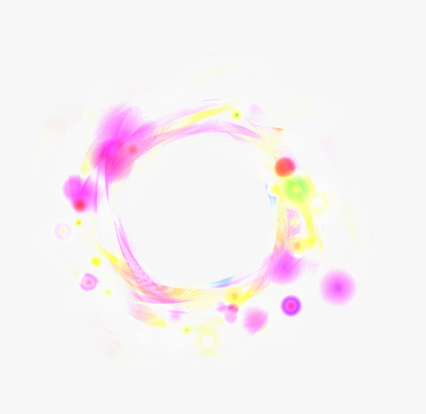Pink Color Effect Circle Png Image, Transparent Png, Free Download