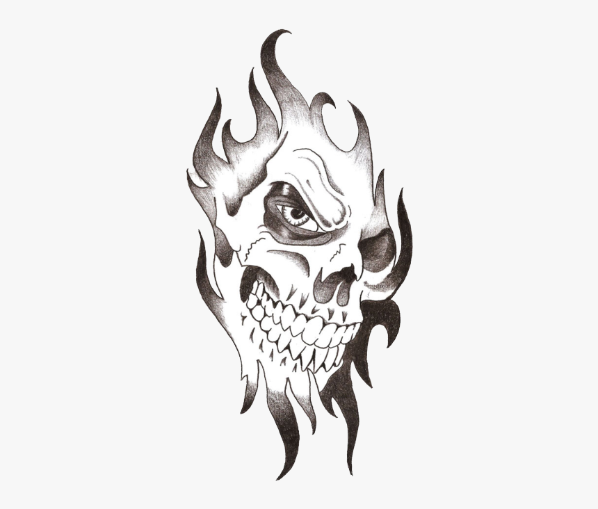 Skull Tribal Tattoo Designs, HD Png Download, Free Download