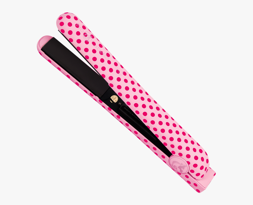 Procabello Pink Polka-dots Soft Touch Classic Hair - Pink Polka Dot Straightener, HD Png Download, Free Download
