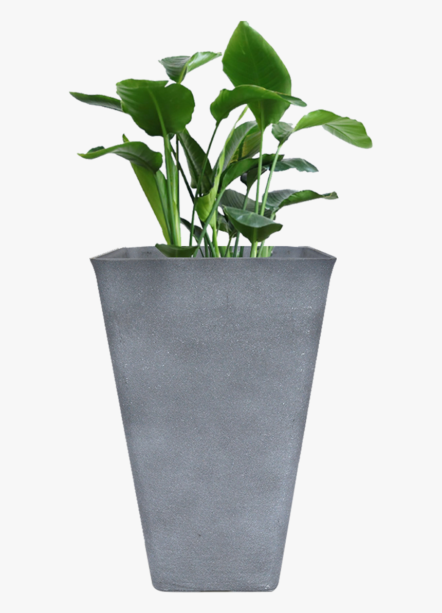 Tall Planter 26 Inch Large Rectangular Resin Clay Flower - Outdoor Planters, HD Png Download, Free Download