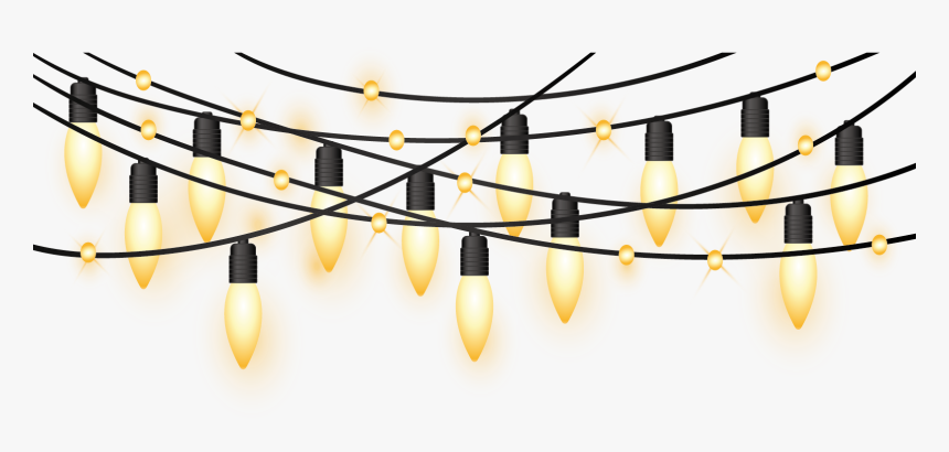Christmas Lights Clip Art - Luces De Navidad Png, Transparent Png, Free Download