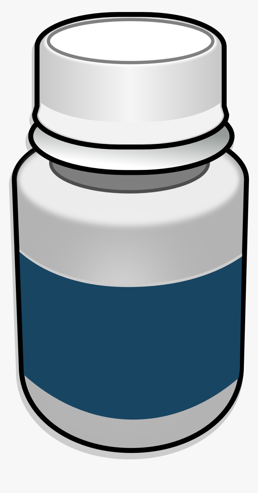Transparent Background Pill Bottle Clipart, HD Png Download, Free Download