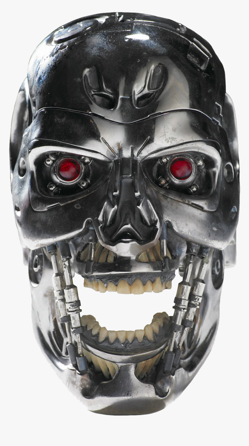 Terminator Face Png - Terminator Half Face Png, Transparent Png, Free Download