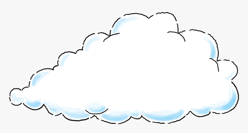 Rain Cloud Clipart Realistic - Cartoon Transparent Background Clouds, HD Png Download, Free Download