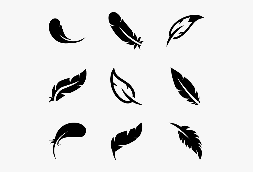 Bird Feathers - Feather Icon Free, HD Png Download, Free Download
