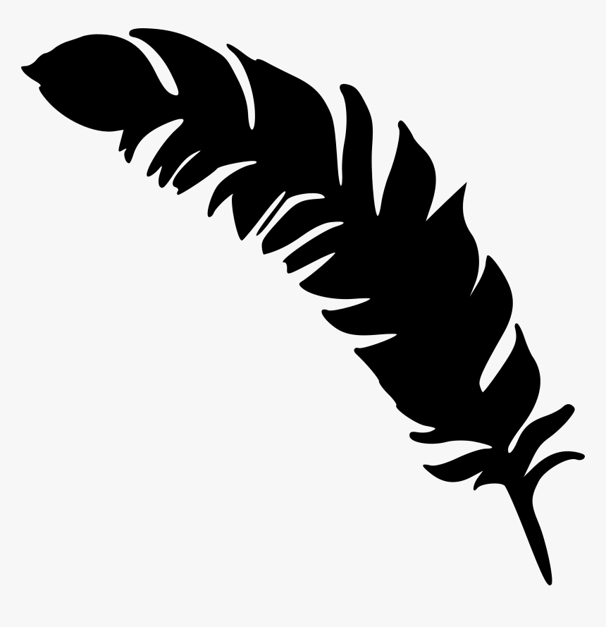 Feather Clipart Black And White, HD Png Download, Free Download
