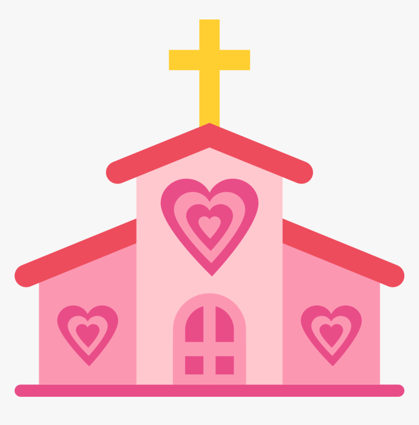 Church Of Love - Pink Church Clipart, HD Png Download - kindpng Church Of Love - Pink Church Clipart, HD Png Download - kindpng