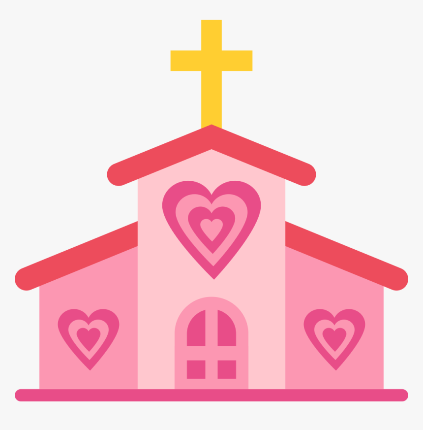 Church Of Love - Pink Church Clipart, HD Png Download, Free Download