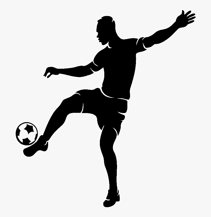 Football Player Silhouette - Gender Equality In Sports, HD Png Download ...