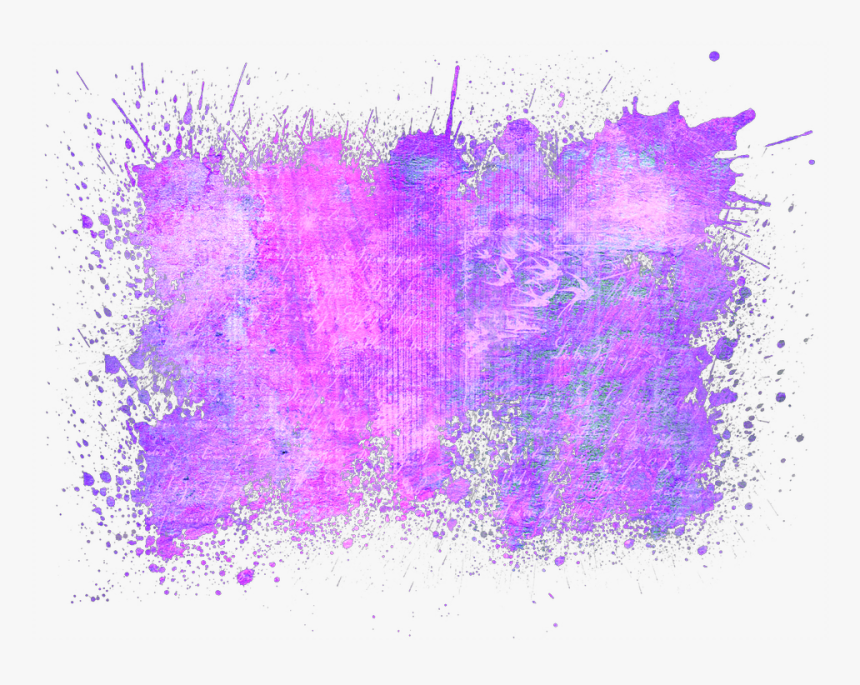 #splatter #paint #effects #splat #purple #neon #color - Colour Splash Background Hd, HD Png Download, Free Download