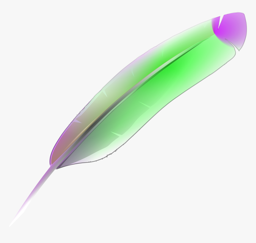Feather Svg Clip Arts - Pena Bulu Ayam Png, Transparent Png, Free Download