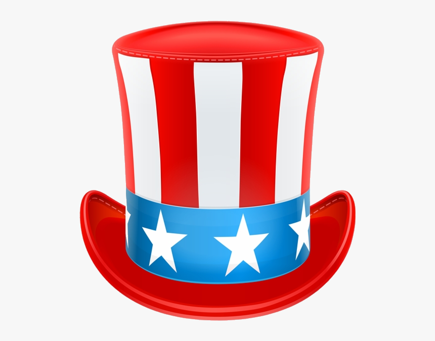 4th Of July Clipart Hat Th Uncle Sam Transparent Png - Uncle Sam Hat Png, Png Download, Free Download