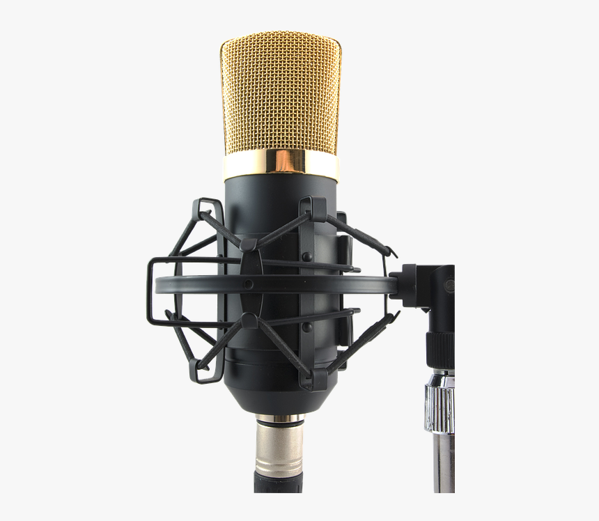 Recording Studio Microphone Png, Transparent Png, Free Download